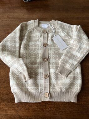 Jamie Kay Marlo Cardigan Check Jacquard